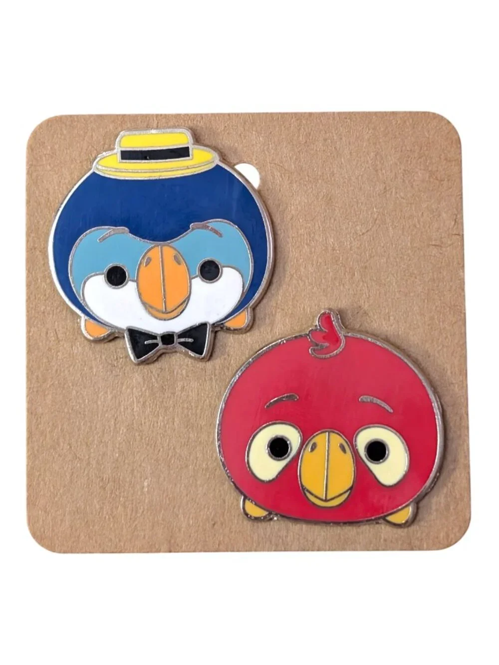 Enchanted Tiki Room Disney Pins: Barker Bird and Jose Tsum Tsums